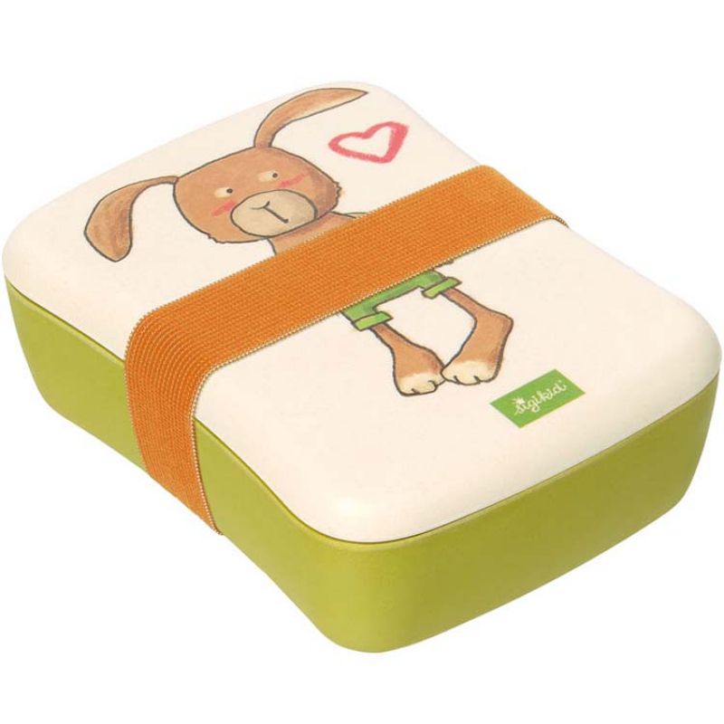 Lunch box en bambou lapin Sigikid