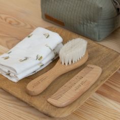 Peigne et brosse en bois : BAMBAM - Berceau Magique