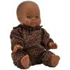 Poupée Romy avec tenue col Gaze Léopard Marron Atelier Wagram Produit 1