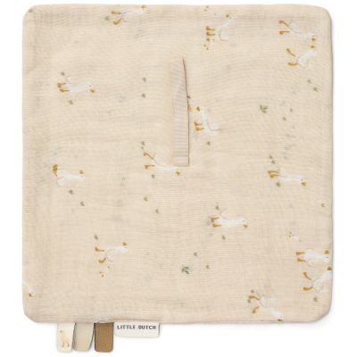 Doudou attache-tétine Little Goose