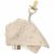 Variation Blanc, beige du produit Doudou attache-tétine Little Goose de la marque Little Dutch