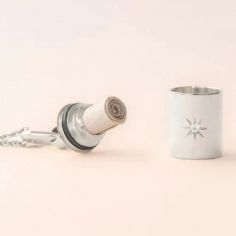 Collier Mon Petit Secret étoilé personnalisable (argent rhodié) - Mon Petit Poids