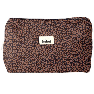 Trousse de toilette Léopard noir BEBEL