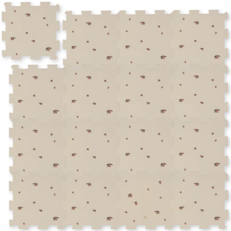 Tapis de jeu en mousse Lemon Konges Slojd