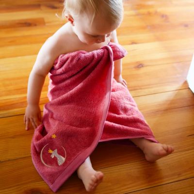 Serviette de bain Faon Fraise (70 x 140 cm)