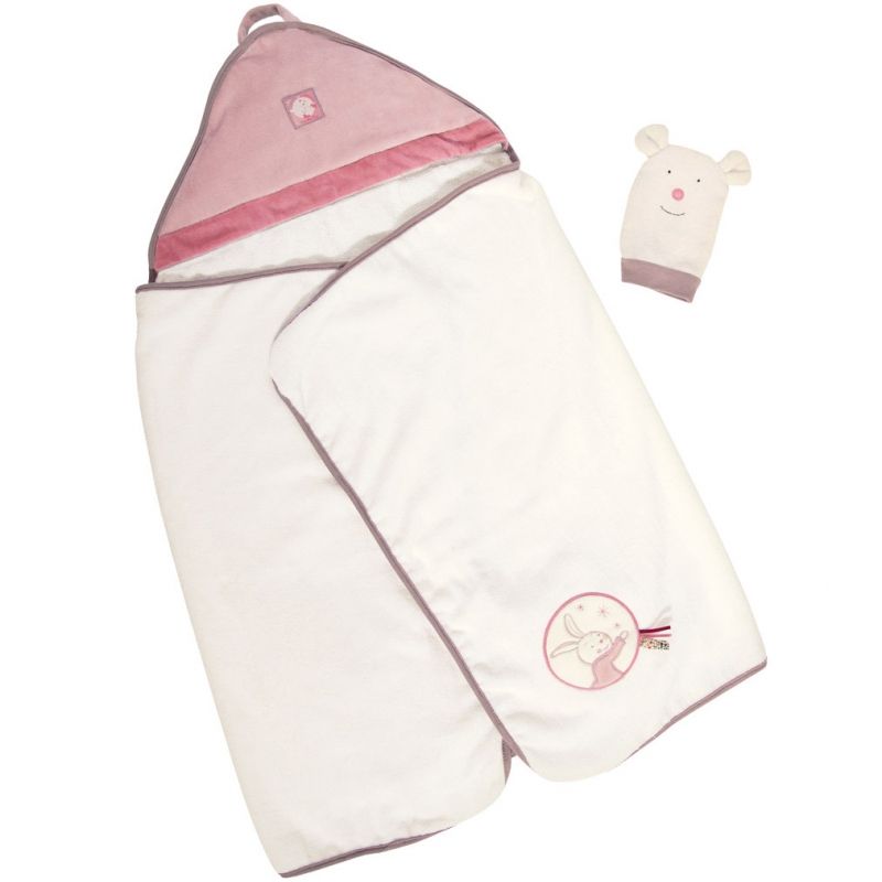 Sortie de bain Myrtille et Capucine Moulin Roty