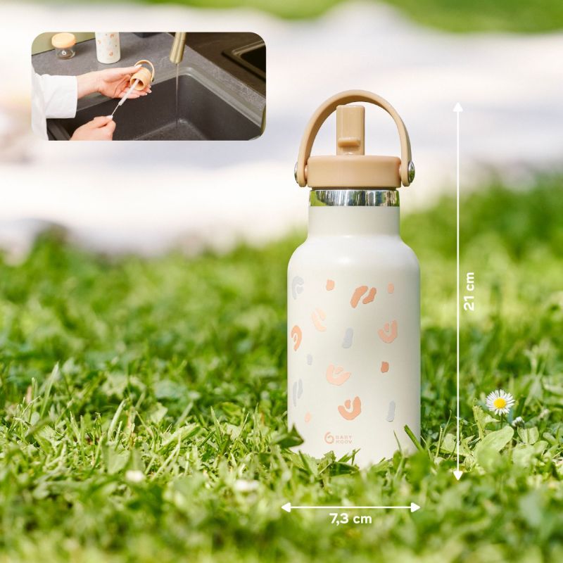 Gourde isotherme Little Explorer Ivoire (350 ml) Babymoov Ambiance 8