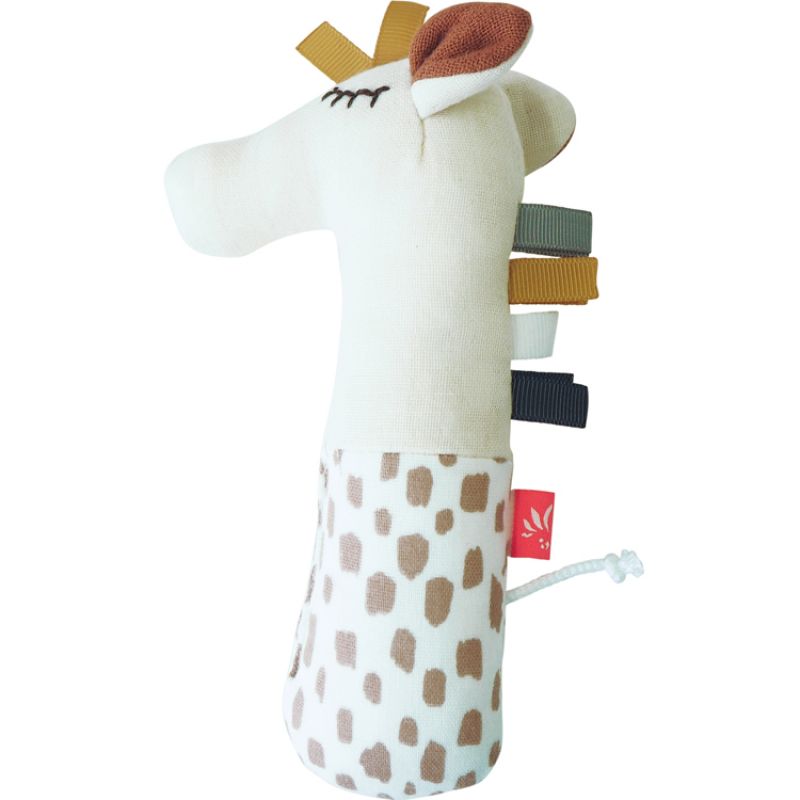 Hochet pouët Girafe (18 cm) Kikadu