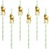 Lot de 12 pailles en papier faon doré - My Little Day Lot de 12 pailles en papier faon doré - My Little Day