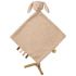 Maxi doudou attache sucette Teddy Lapin Beige - Nattou