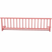 Barrière de lit en bois massif laqué rose  par Combelle