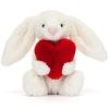 Peluche Bashful Lapin avec Coeur Original (31 cm)  par Jellycat