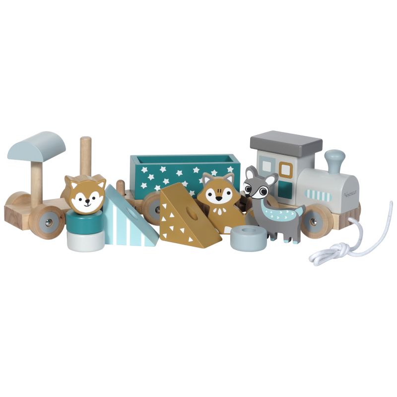 Train en bois Animaux du Zoo Kindsgut Produit 3