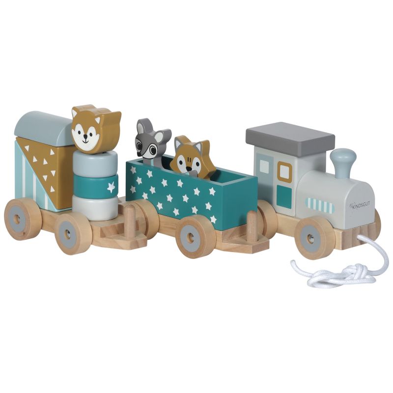 Train en bois Animaux du Zoo Kindsgut Produit 5