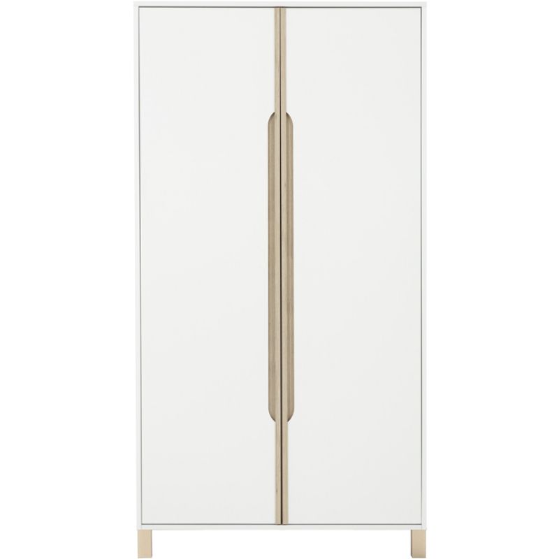 Armoire 2 portes blanc Céleste Galipette