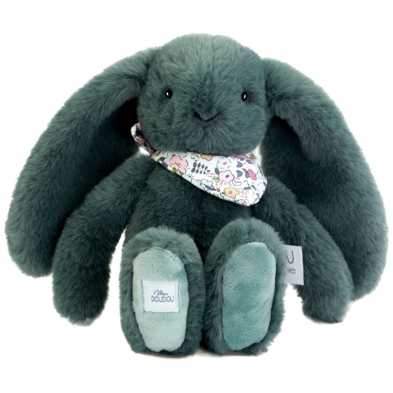 Peluche Lapin Fleurette Eucalyptus (25 cm) Doudou et Compagnie Produit 1