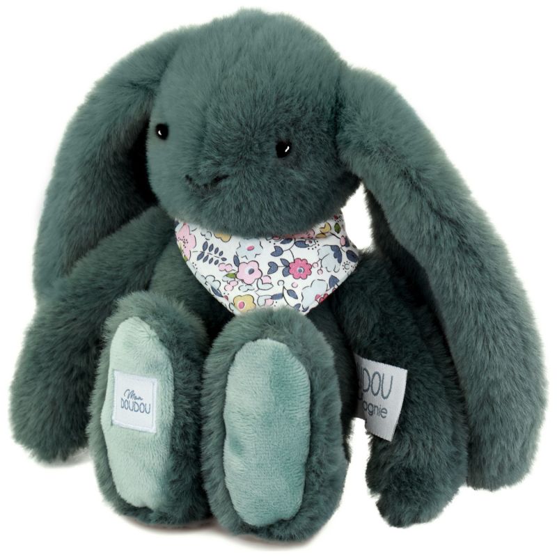 Peluche Lapin Fleurette Eucalyptus (25 cm) Doudou et Compagnie Produit 4