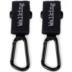 Lot de 2 crochets pour poussette Eco Mum Black - Walking Mum