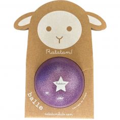 Ballon paillettes Violet (10 cm) - Ratatam