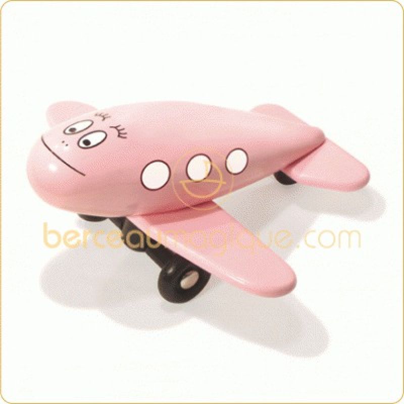 Avion Barbapapa rose (Grand modèle) Vilac