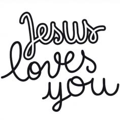 Tampon Jesus Loves You