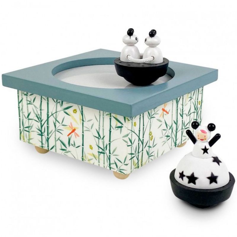 Boîte à musique magnétique Fille et panda Trousselier Produit 2