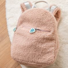 Sac à dos bébé Teddy Lapidou rose