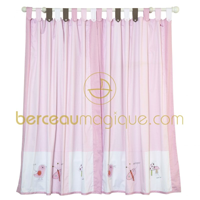 Rideaux Scrapbook rose (132 x 160 cm) Mamas and Papas