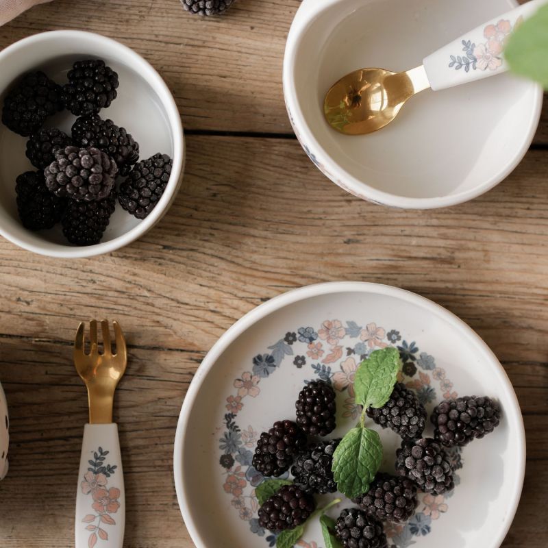 Set assiette et couverts Blue Garden Elodie Details Ambiance 3