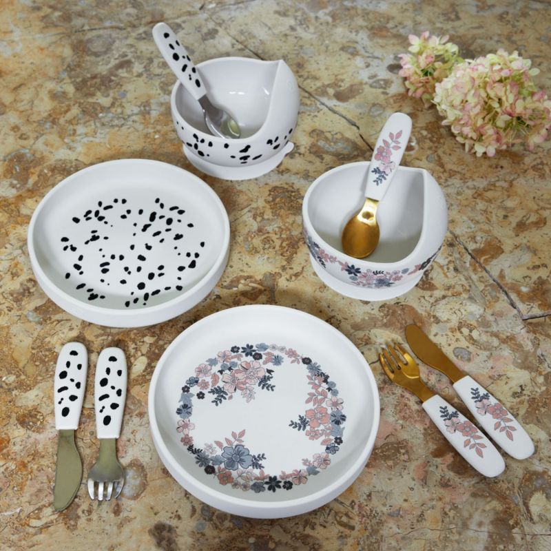 Set assiette et couverts Blue Garden Elodie Details Ambiance 4