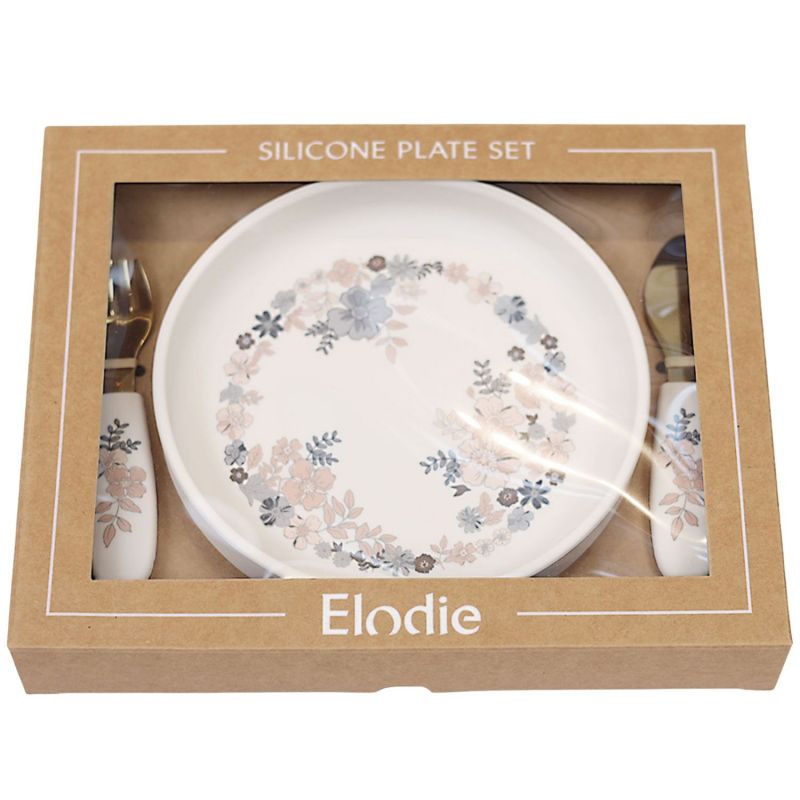 Set assiette et couverts Blue Garden Elodie Details Packaging 6