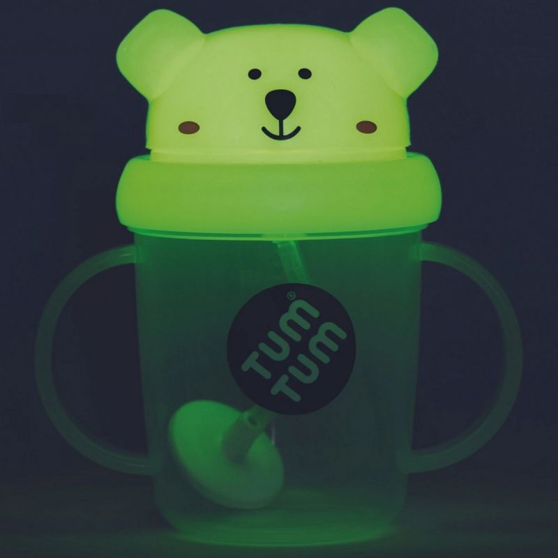Tasse antifuite avec paille lestée Ours phosphorescente (200 ml) - Reconditionné TUM TUM Produit 4