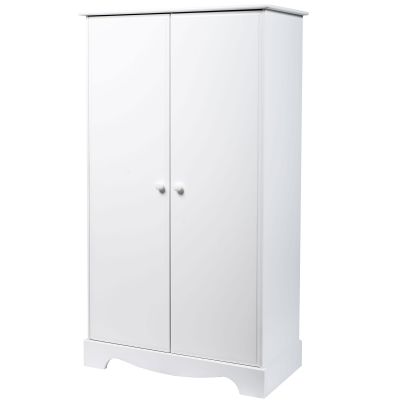 Armoire 2 portes Maldives (lingère + penderie) Domiva