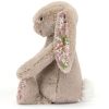 Peluche Bashful Lapin en fleurs Beige (18 cm)  par Jellycat