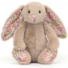Peluche Bashful Lapin en fleurs Beige (18 cm)