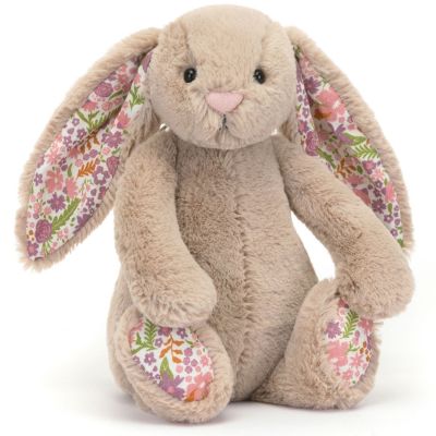 Peluche Bashful Lapin en fleurs Beige (18 cm)  par Jellycat