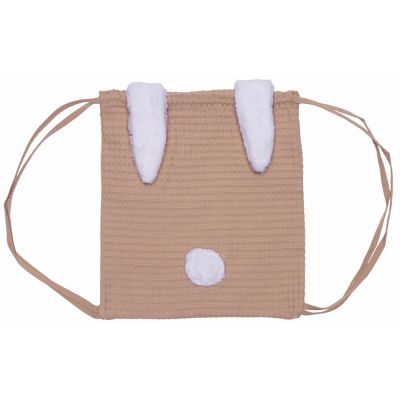 Sac à dos lapin en nid d’abeille Mocha BB & Co