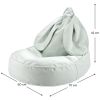 Pouf lapin Misty Green Wigiwama Produit 3