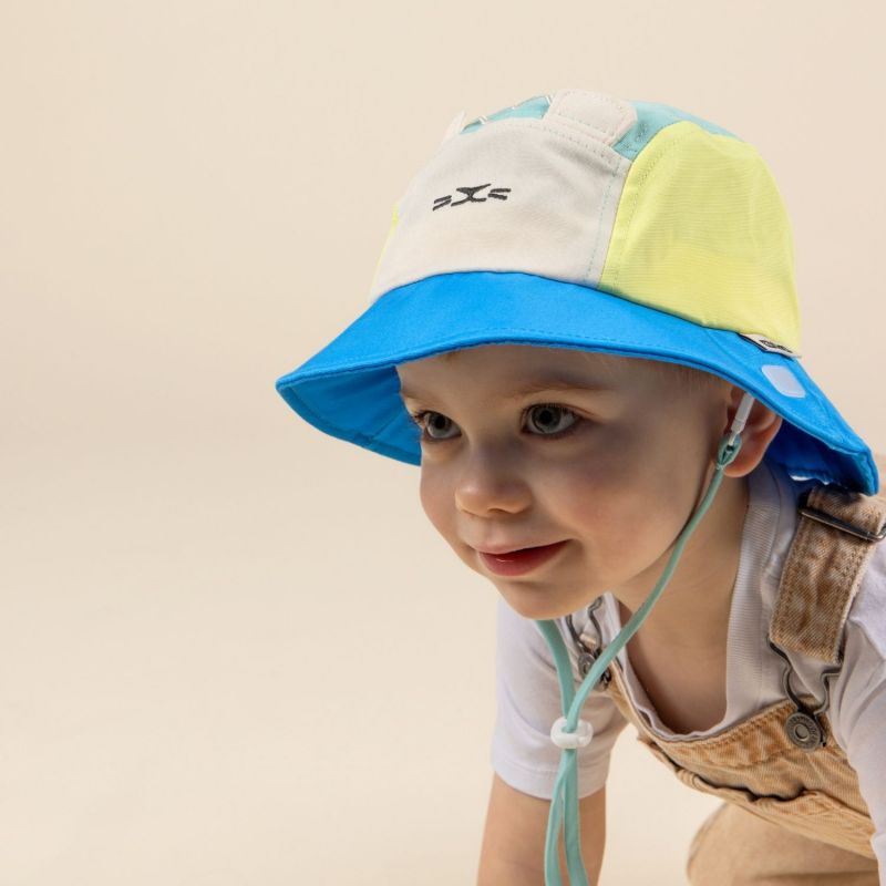 Chapeau anti-UV Camper Fun Lion Vert (2-4 ans) KI et LA Ambiance 2