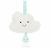 Variation Blanc, bleu, noir du produit Peluche musicale Amuseable Nuage (30 cm) de la marque Jellycat