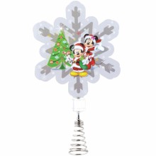 Décoration de Noël lumineuse à suspendre Mickey et Minnie  par Disney Tradition par Jim Shore