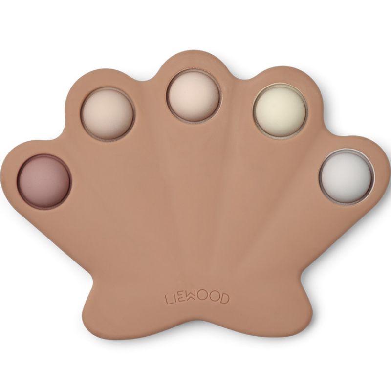 Pop it en silicone Anne Sea shell Pale tuscany Liewood