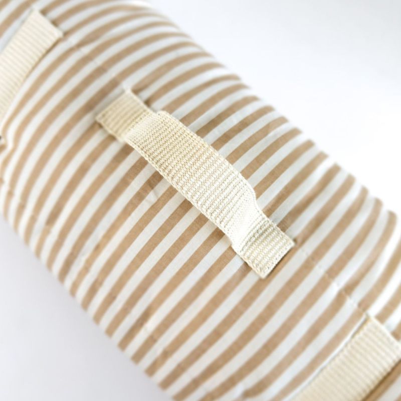 Sac de couchage en coton bio Rayé Ambre (70 x 130 cm) Kadolis Ambiance 5