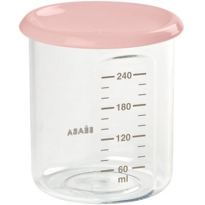 Pot de conservation Maxi portion rose poudré (240 ml) Béaba