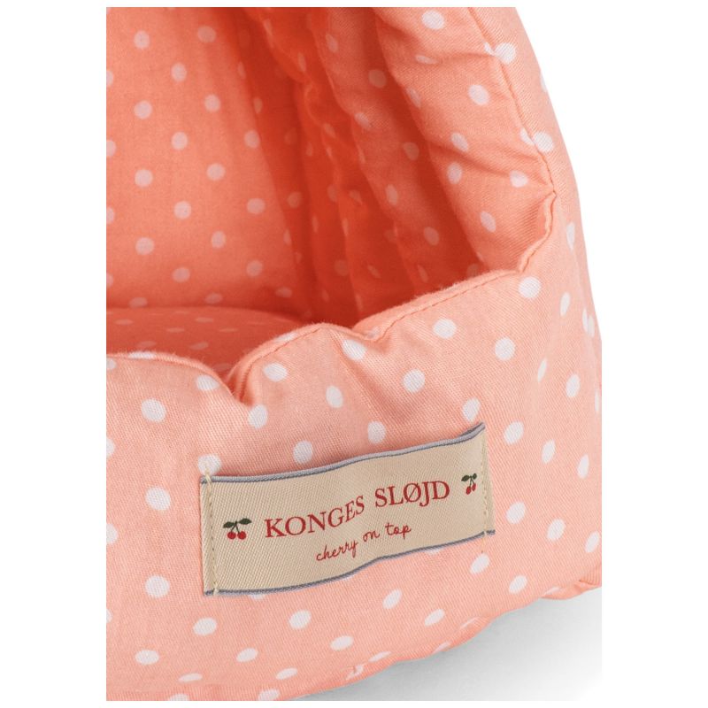 Peluche chat Calore Beige et son panier Konges Sløjd Produit 4