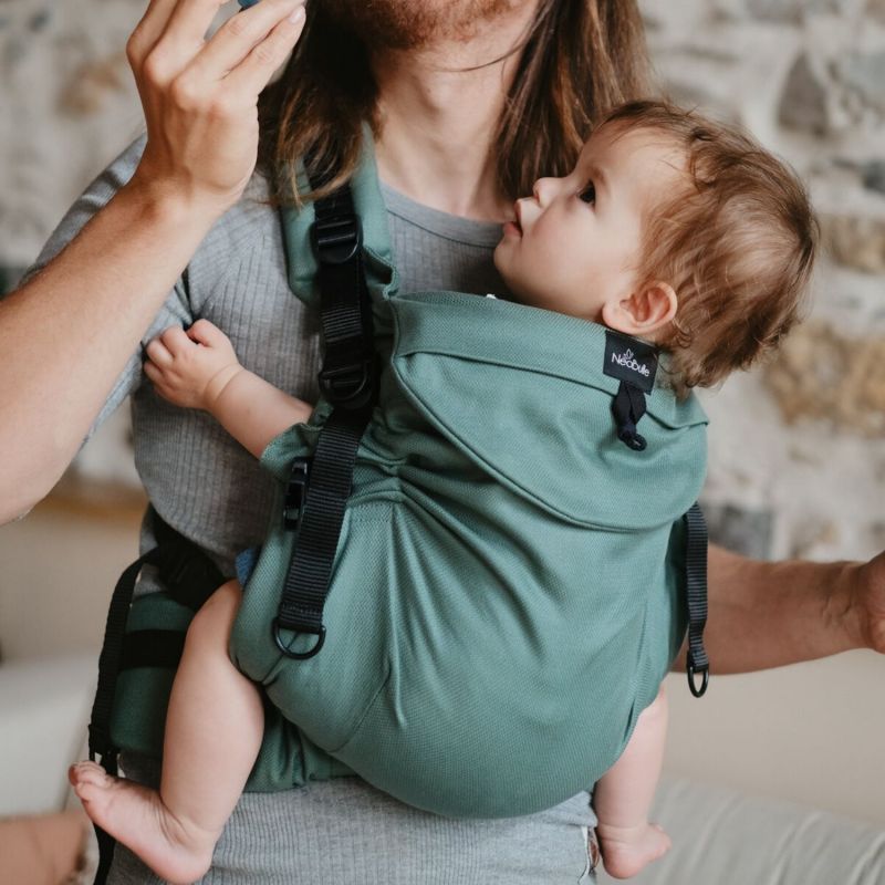 Porte bébé Néo+ Eucalyptus préformé by Néobulle V2 NéoBulle Ambiance 5