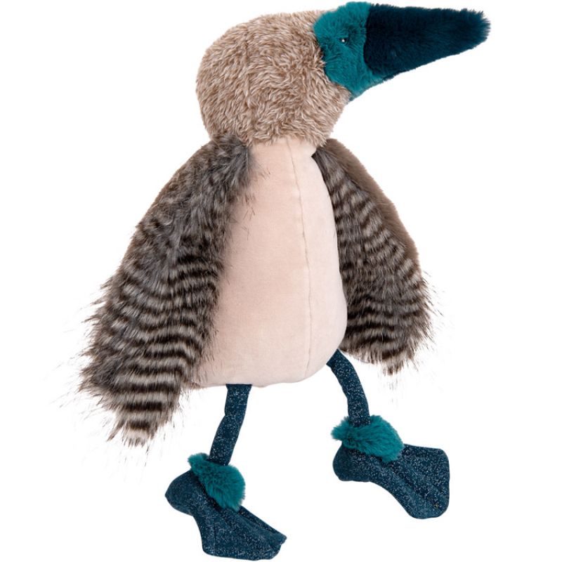 Peluche Oiseau fou à pieds bleus Tout autour du monde (39 cm) Moulin Roty