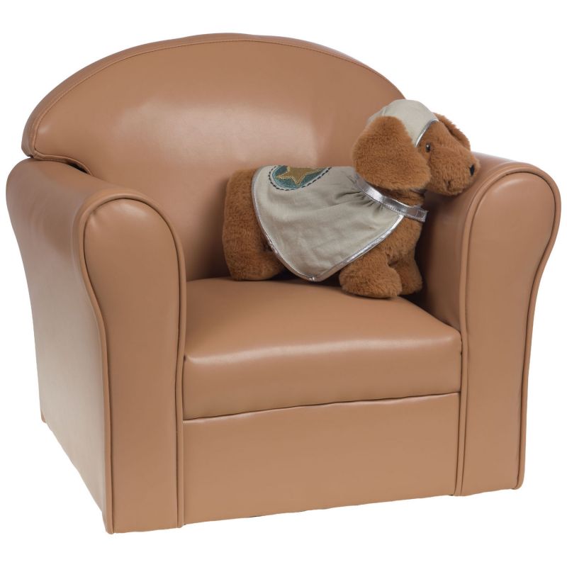 Fauteuil club enfant taupe Amadeus Les Petits Produit 3