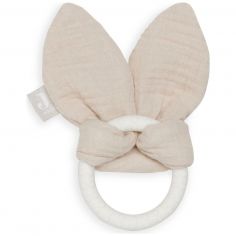 Anneau de dentition en silicone Bunny Ears Nougat - Jollein