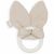Variation Ecru du produit Anneau de dentition en silicone Bunny Ears Nougat de la marque Jollein